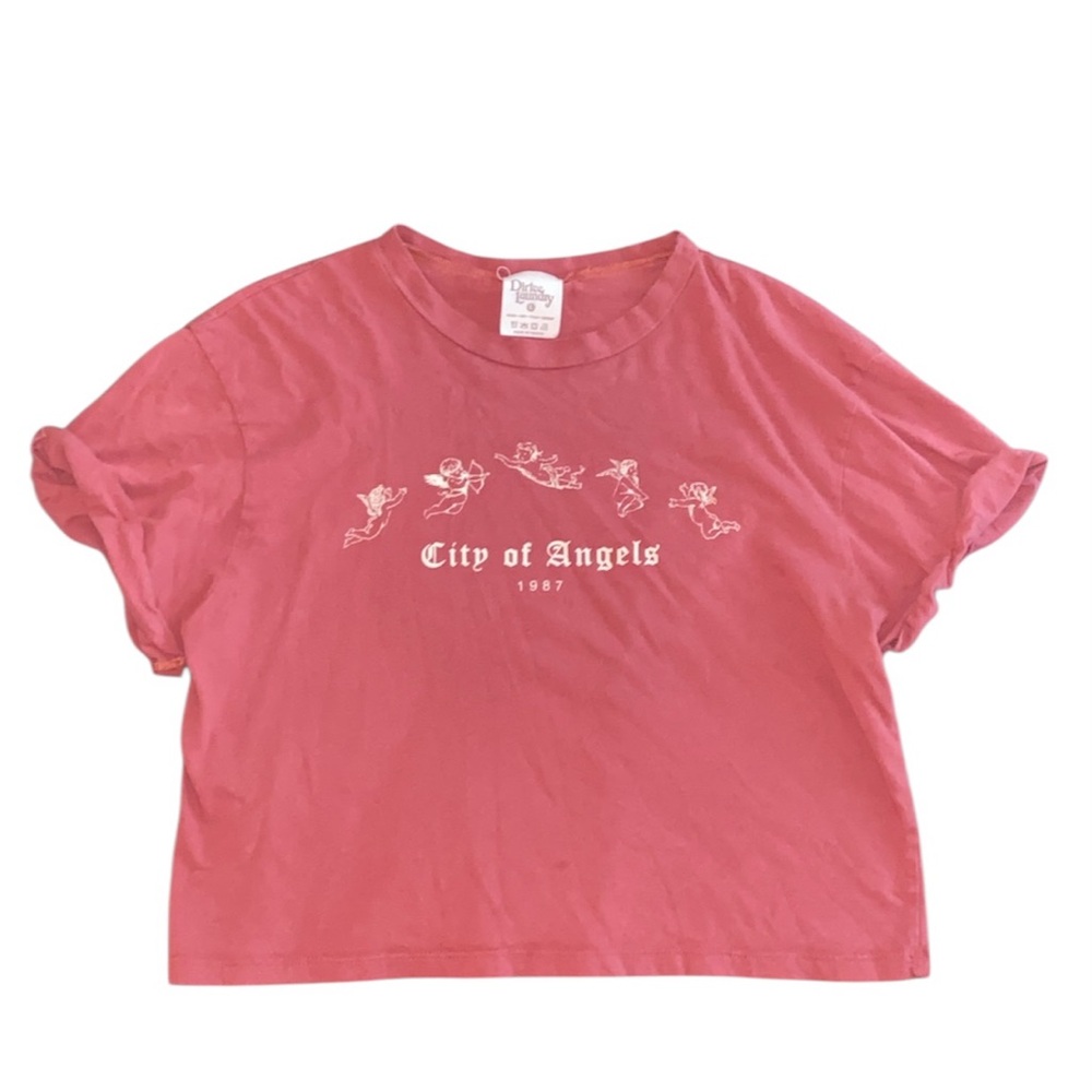 City of Angels Graphic Crop T-Shirt